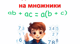 Винесення спільного множника за дужки. Спосіб групування