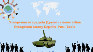 Утворення осередків Другої світової війни. Створення блоку Берлін—Рим—Токіо