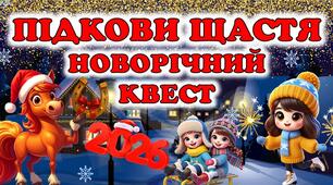Новий Рік 2026. Новорічний квест «Підкови Щастя»🐴