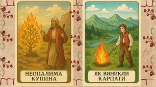 «Неопалима купина», «Як виникли Карпати»