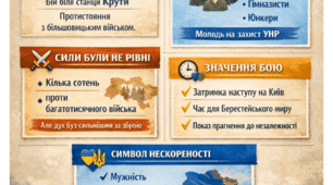 🕯️ Навчальні плакати  «Герої Крут. День пам’яті» (29–30 січня 1918 року)