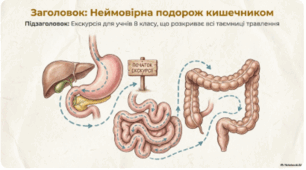 Презентація " Травлення в кишечнику"
