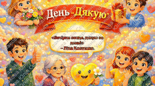 💛 Плакат «День "Дякую"» 11 січня