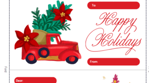 🎄 Шаблон різдвяної листівки та листа (Christmas Card & Letter Template)