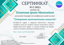  Створення математичних плакатів