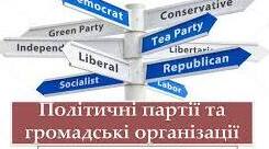 ПОЛІТИЧНІ ПАРТІЇ. ГРОМАДСЬКІ ОРГАНІЗАЦІЇ І ЇХ ВПЛИВ НА ДЕМОКРАТІЮ
