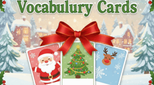 Christmas vocabulary flashcards