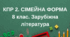 Комплексна контрольна робота 2. 8 клас. Сімейна форма навчання. Середньовіччя. Е.-В. Сігел.