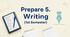 Prepare 5. Writing (1st Semester)