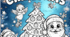 MERRY CHRISTMAS МЕГАРОЗМАЛЬОВКА ПОСТЕР НА 4,9,12,16, 20 АРКУШІВ