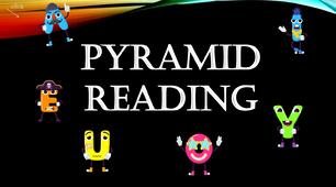 CVC reading, Phonics, pyramid reading, пірамідне читання