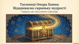 Омар Хаям (бл. 1048 – 1122). Стислі відомості про автора. Рубаї. Жанр рубаї у творчості Хаяма. Вільнодумний та життєлюбний характер його поезії.