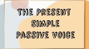 Present simple passive voice