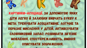 Картинки-асоціації "Буква К"
