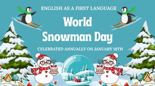 Анімована презентація "World Snowman Day"