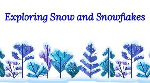 Інтелект-карта «Досліджуємо сніг та сніжинки». Mind Map "Exploring Snow and Snowflakes"