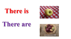 There is / There are