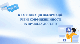 Класифікація інформації.  Рівні конфіденційності  та правила доступу