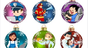Professions Christmas balls