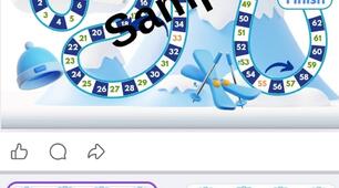 Winter grammar board game