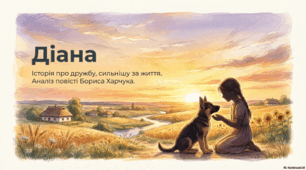 Презентація "Повість «Діана» Бориса Харчука"