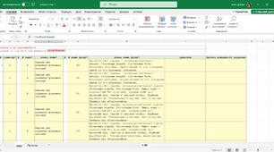 Календарно-тематичне планування (Excel) 4 клас, фізична культура, НУШ , Єдина школа. за програмою Шияна. ДРУГИЙ СЕМЕСТР