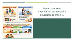 Презентація з на тему: "Характеристика навчальної діяльності у свідоцтві досягнень"