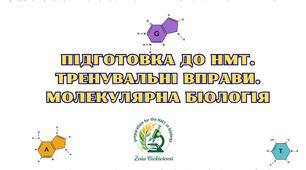 Завдання із молекулярної біології. Реплікація. Транскрипція. Біосинтез білка. Підготовка до НМТ