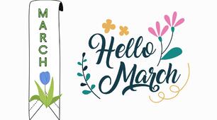 Робочий аркуш "Місяці року. Березень". Months of the Year. March Worksheet