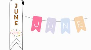 Робочий аркуш "Місяці року. Червень". Months of the Year. June Worksheet
