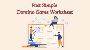 Past Simple Domino Game Worksheet