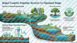 Болота, їхні типи й поширення. Значення і охорона боліт. Підземні води. Основні артезіанські басейни.
