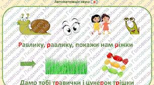Мнемотаблиця на автоматизацію звука  (Р)