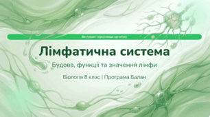 Лімфатична система: її будова та функції. Лімфа та її склад