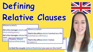 Defining relative clauses