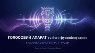Презентація «Голосовий апарат та його функціонування»