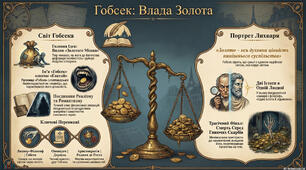 Інфографіка "Гобсек: влада золота"