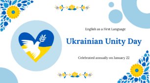 Презентація "Ukrainian Unity Day" + робочі аркуші для вивчення тематичної лексики
