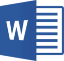 Файл:Microsoft Word 2013-2019 logo.svg — Википедия