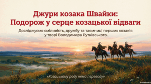 Презентація до уроку "Сміливість і відвага козаків у творі Володимира Рутківського «Джури козака Швайки». Спільне й відмінне між Саньком та Грициком"