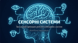 Характеристика сенсорних систем (аналізаторів), їхня будова. Загальний принцип роботи сенсорних систем. Роль сенсорних систем у забезпеченні зв’язків організму із зовнішнім середовищем. Рецептори та їхні типи.