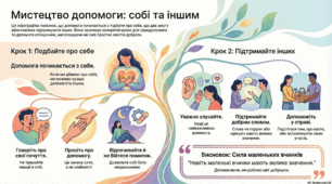 Матеріали до уроку «Як допомогти собі й іншим»