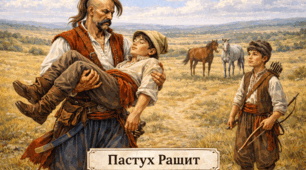 В. Рутківський. "Пастух Рашит" ( розділ із першої книги тетралогії "Джури козака Швайки"). 8 клас. НУШ