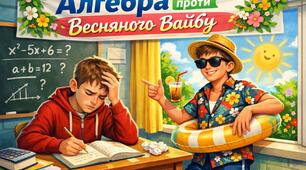 Сценка: «АЛГЕБРА ПРОТИ ВЕСНЯНОГО ВАЙБУ»