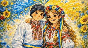 Плакат і розтяжка до дня соборності України