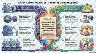 Інфографіка до уроків за повістю Айзека Азімова “Фах”