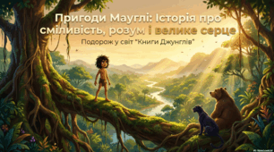 Сміливість, кмітливість, доброта Мауглі. Яскравість характерів персонажів-тварин, утілення в них людських рис