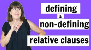 Defining relative clauses or Non-defining relative clauses