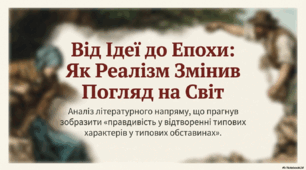 Презентація "Від ідеї до епохи: як реалізм змінив погляд на світ"