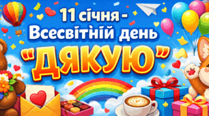 11 січня - Всесвітній день " дякую"